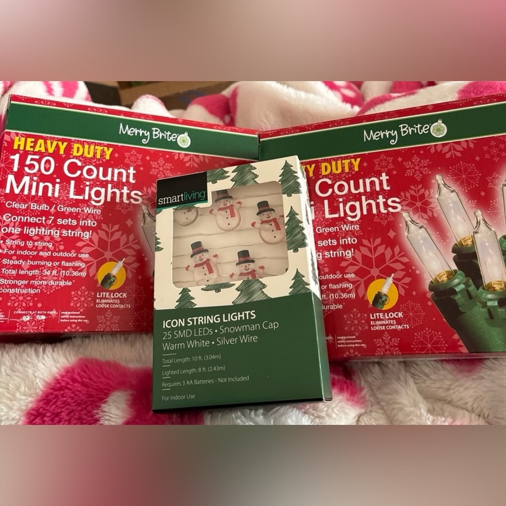 Heavy Duty Mini Lights - Red and Green